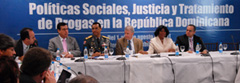 Workshop on "Social Policies, Justice and Drug Treatments in the Dominican Republic" 