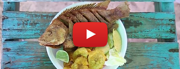 Dominicana Online - Comida Tipica en la playa de Boca Chica